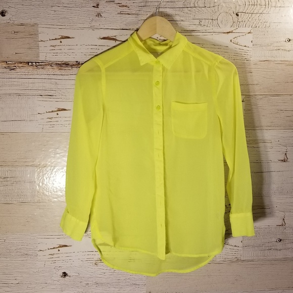 bright yellow blouse